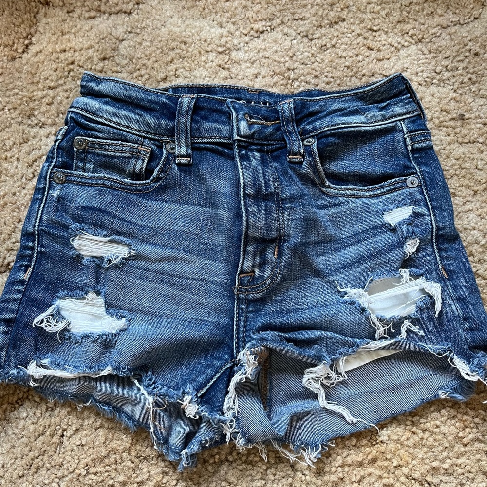 american eagle jean shorts